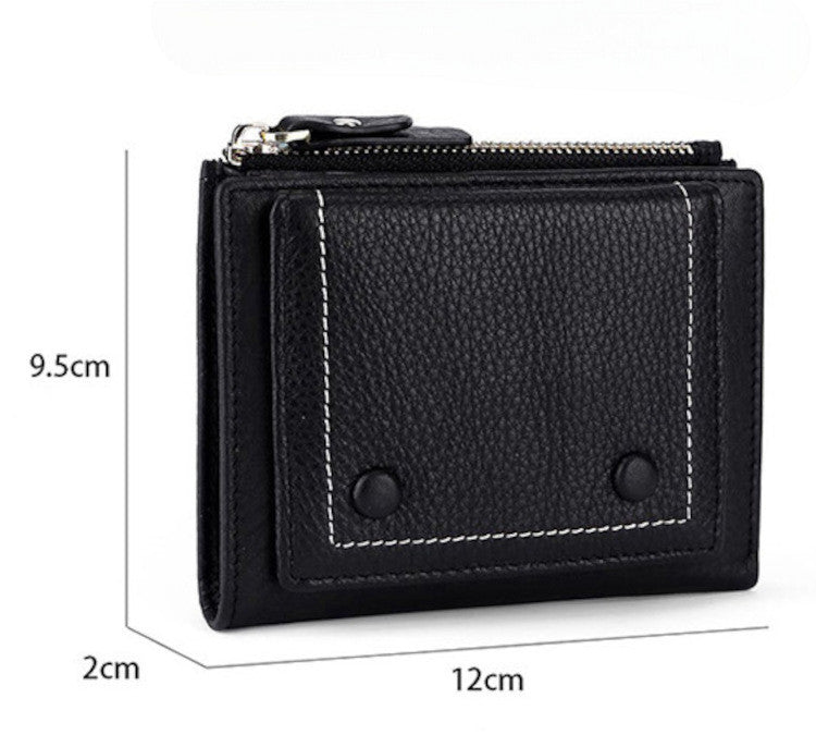 薄型財布 ラウンドファスナー レディース 本革二つ折り財布 本革コインケース パズル風 黒 緑 ピンク ブルー