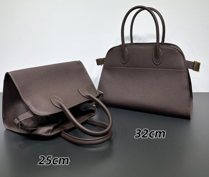 サイドベルト本革トートバッグ 10 12インチ 2wayタイプバック ブラック トープ エクリュ