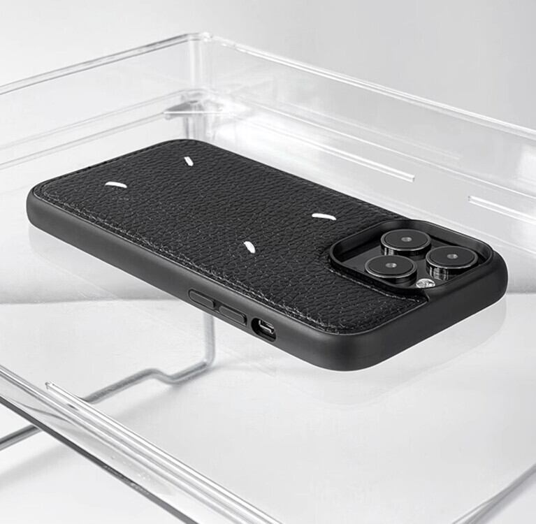 本革iphoneケース スリーフォールド風 マルジェラ風 iphone12 iphone