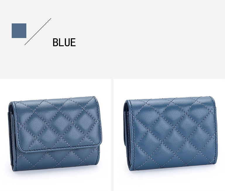 羊革財布 ラムスキン財布 マトラッセ財布 本革二つ折り財布 ファスナー付 黒 ピンク ベージュ ネイビー グレー