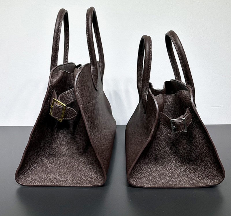 サイドベルト本革トートバッグ 10 12インチ 2wayタイプバック ブラック トープ エクリュ