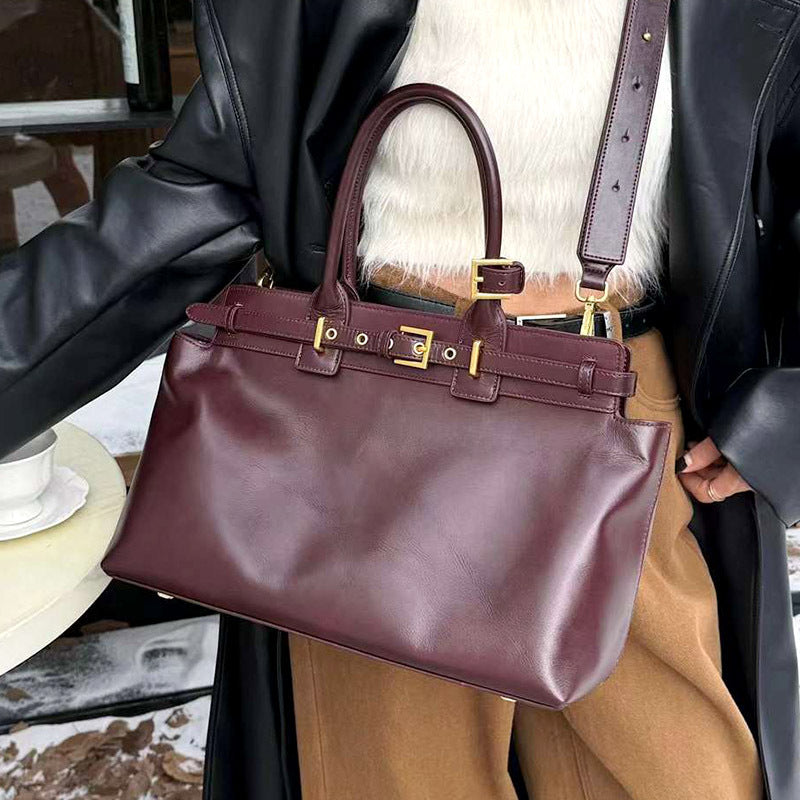 本革トートバッグ 2wayタイプバック ブラック グレー 白 黒茶 ベージュ