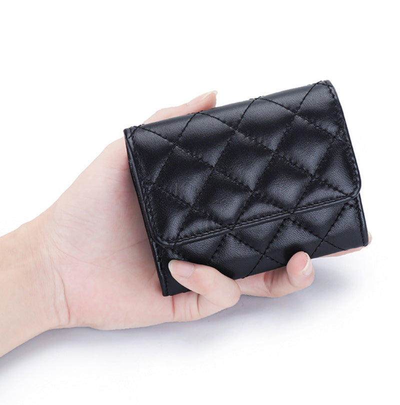 羊革財布 ラムスキン財布 マトラッセ財布 本革二つ折り財布 ファスナー付 黒 ピンク ベージュ ネイビー グレー