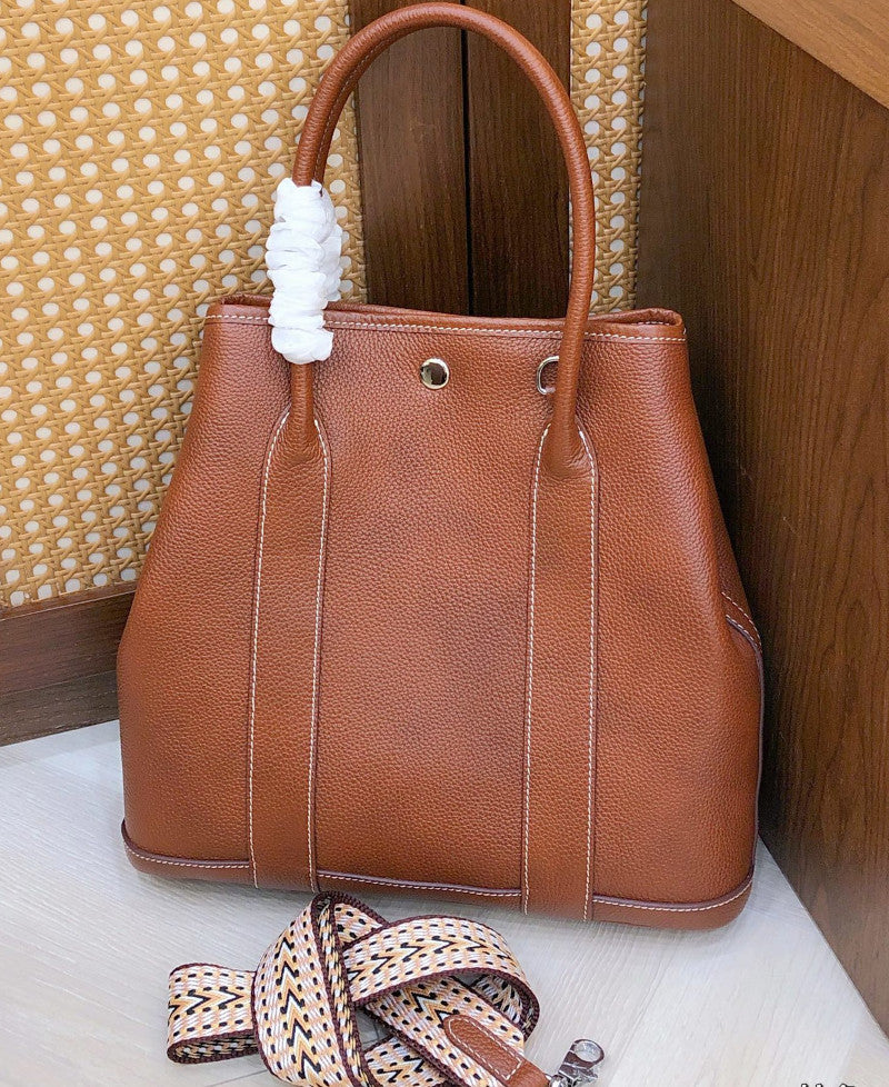 本革2wayトートバッグ ファイル型 プレミア革 茶 緑 ブラウン グリーン 高品質