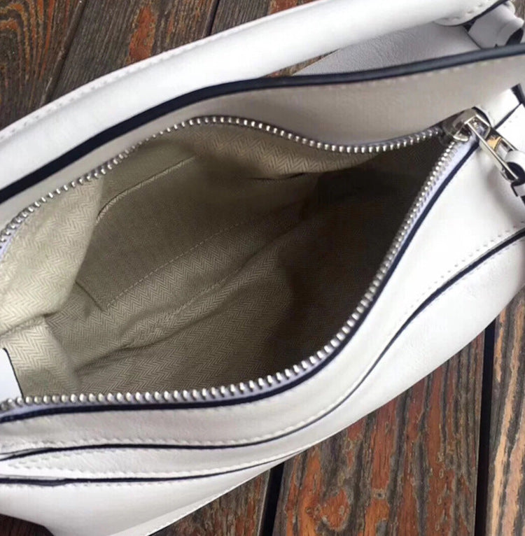 2wayショルダーバッグ スモール 本革 肩掛けポーチ ブラウン グレー レディース