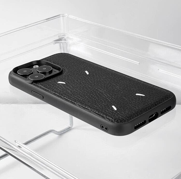 本革iphoneケース スリーフォールド風 マルジェラ風 iphone12 iphone
