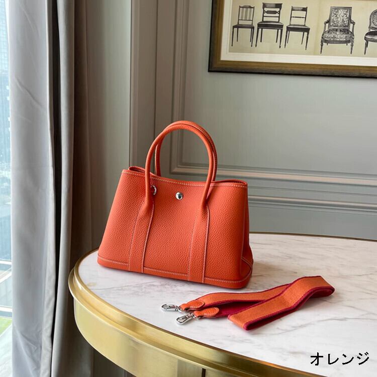 ガーデンパーティー風バッグ 本革 30cm 2wayバッグ ハンドバッグ ガーデンパーティー風バッグ 本革 30cm 2wayバッグ ハンドバッグ