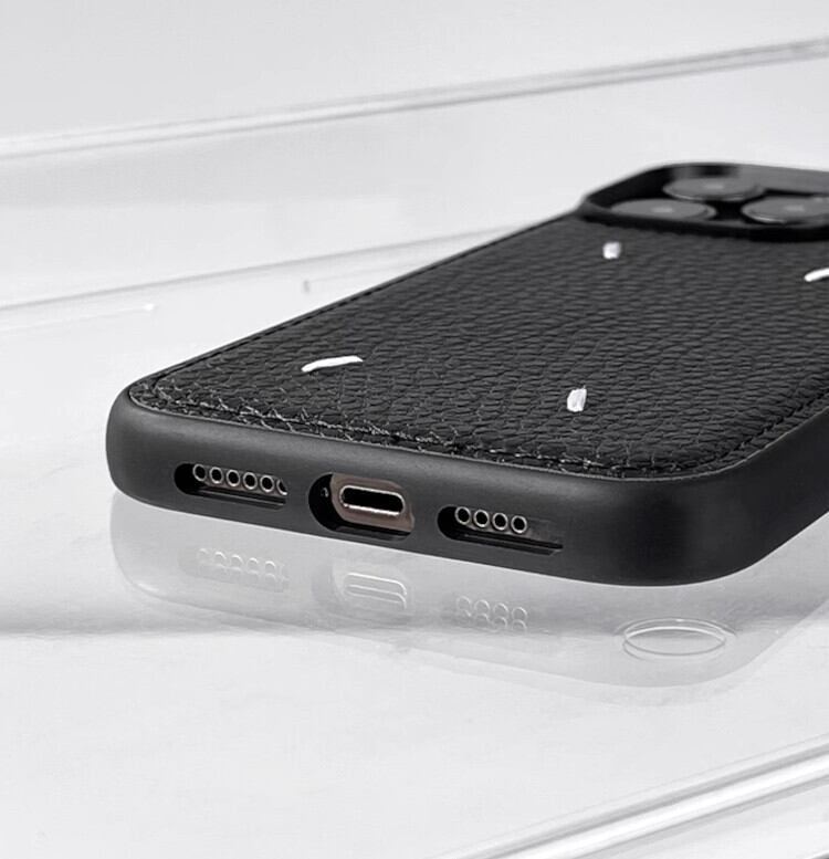 本革iphoneケース スリーフォールド風 マルジェラ風 iphone12 iphone